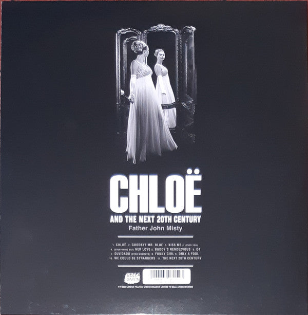 Image of Back Cover of 2xLP - VG+/EX - FATHER JOHN MISTY, Chlo  and the Next 20th Century (Bella Union; BELLA1274VB, UK 2022, Gatefold, 2 Inners & Insert, Blue Vinyl), Slight Damage To Top Seam, Inner Split,  - 1626180E