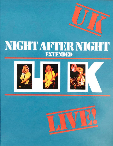 Image of Front Cover of 4254383S: 3xBlu-ray - UK, Night After Night Extended (Globe Music; GMM 9180-2, USA & Europe 2019, DVD Case, blu-ray audio disc + 2xCD)   VG+/VG+