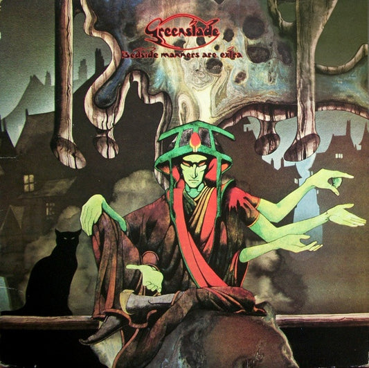 Image of Front Cover of 4244037S: LP - GREENSLADE, Bedside Manners Are Extra (Warner Bros. Records; K46259, UK 1970s Reissue, Gatefold, WB Burbank labels) A few hairlines, edge and ring wear  VG/VG