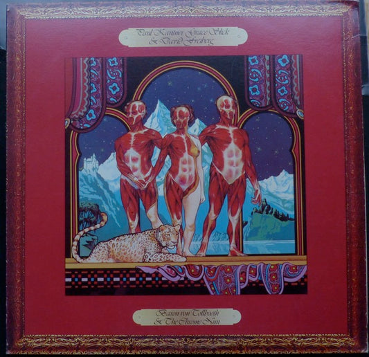 Image of Front Cover of 4214172C: LP - PAUL KANTNER, GRACE SLICK & DAVID FREIBERG, Baron Von Tollbooth & The Chrome Nun (Grunt; BFL1-0148, US 1973, Inner & Insert, Indianapolis Pressing)   VG/VG+