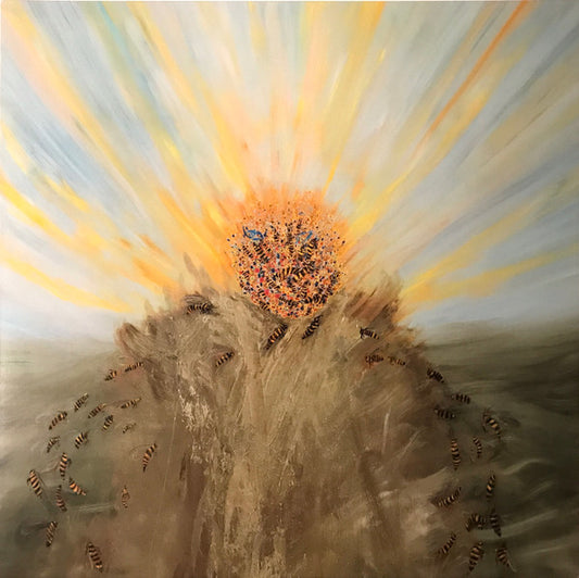 Image of Front Cover of LP - VG+/VG - HOLY TONGUE MEETS SHACKLETON, The Tumbling Psychic Joy of Now (AD 93; WHYT080, UK 2024), ,  - 3116397C