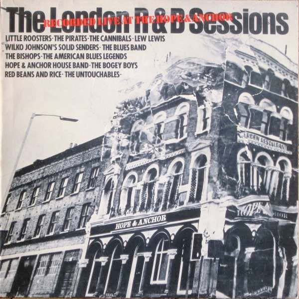 Image of Front Cover of 4214183C: LP - VARIOUS, The London R & B Sessions (Live At The Hope And Anchor) (Albion Records; DAI 2, UK 1980) Superficial surface marks, Shelf wear  VG/VG