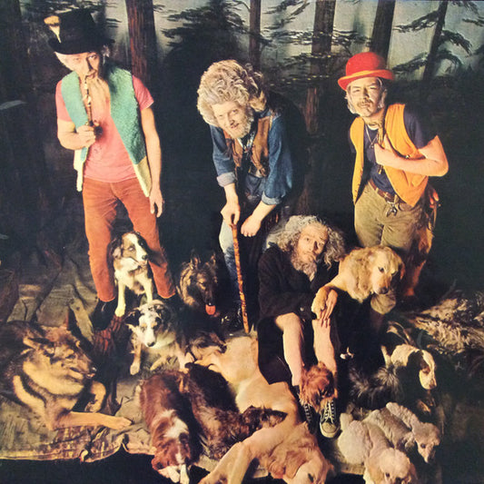 Image of Front Cover of 4244110S: LP - JETHRO TULL, This Was (Island textured Pink block-i; CHR 1041, UK 1969 Reissue, Laminated wide spine Gatefold, Misprint on side one label. Track A4 listed as 'Move On Along' instead of 'Move On Alone'. Inside gatefold un-laminated, overlapped glue-tab at top) Hairlines, corner wear, minor creasing  VG/VG