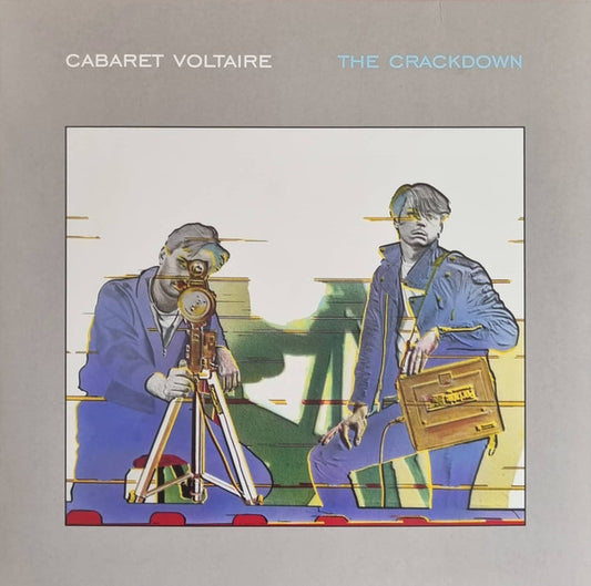 Image of Front Cover of 4224170E: LP - CABARET VOLTAIRE, The Crackdown (Mute ; LCABS22, UK 2022 Reissue, Inner, Silver Vinyl) Still In Stickered Shrinkwrap  EX/EX