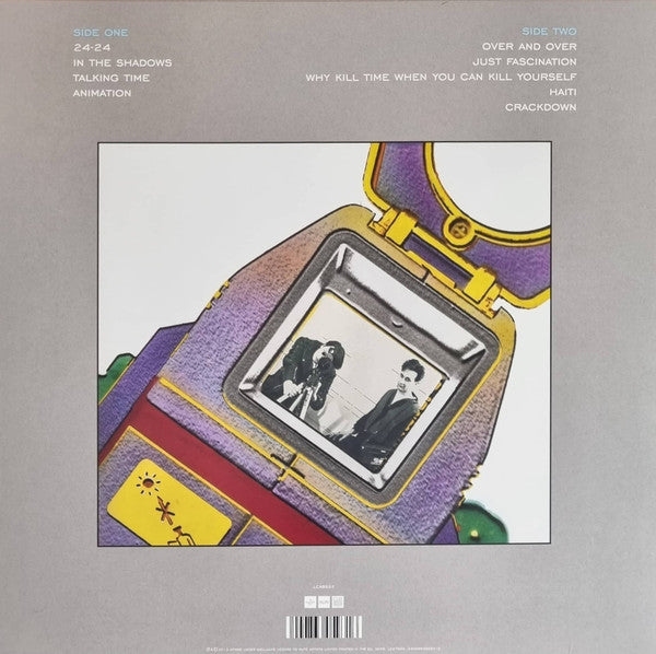 Image of Back Cover of 4224170E: LP - CABARET VOLTAIRE, The Crackdown (Mute ; LCABS22, UK 2022 Reissue, Inner, Silver Vinyl) Still In Stickered Shrinkwrap  EX/EX