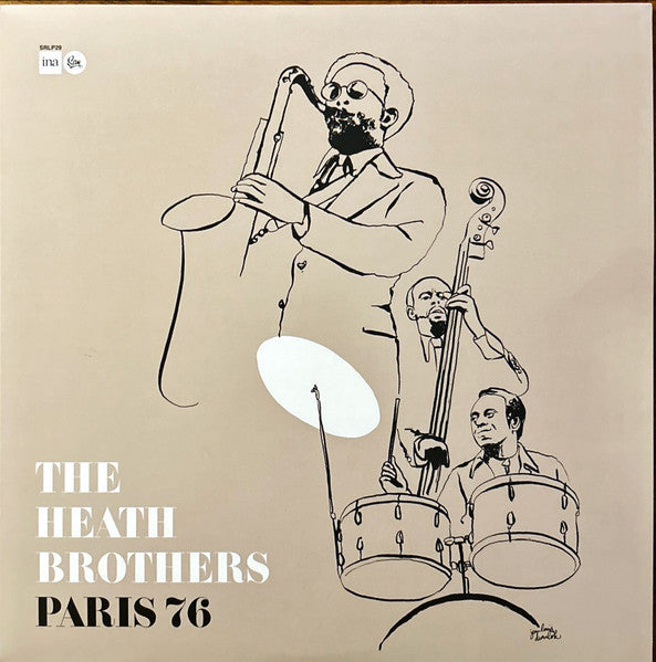 Image of Front Cover of 4244169S: LP - THE HEATH BROTHERS, Paris 76 (Sam Records; SRLP29, France 2023, Inner & Insert)   VG+/VG+