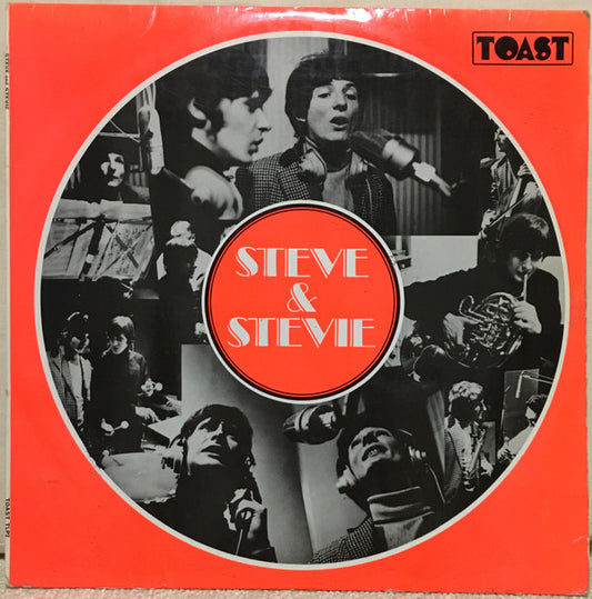 Image of Front Cover of 4224160E: LP - STEVE & STEVIE, Steve & Stevie (Toast; TLP2, UK 1968, Laminated Front Sleeve) Water Damage To Sleeve, SWticker and Writing On Rear Sleeve  G+/EX