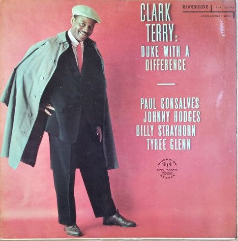 Image of Front Cover of 4244179S: LP - CLARK TERRY, Duke With A Difference (Riverside Records; RLP 12-246, UK )   /VG+