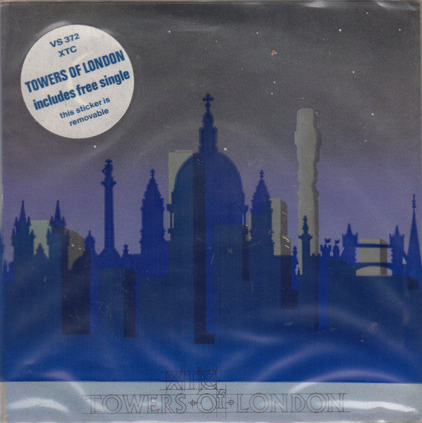 Image of Front Cover of 4214251C: 2x7" - XTC, Towers Of London (Virgin; VS 372, UK 1980, Picture Sleeves In Hype Stickered Poly Outer, TOWNHOUSE Matrix)   VG/VG