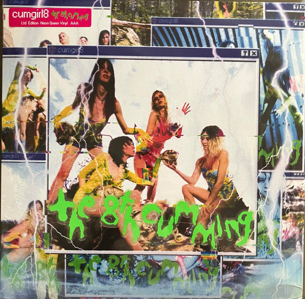 Image of Front Cover of 4244204S: LP - CUMGIRL8, The 8th Cumming (4AD; 4AD0766LPE,  2024, Limited Edition, Neon Green Vinyl) Opened instore from sealed.  EX/EX