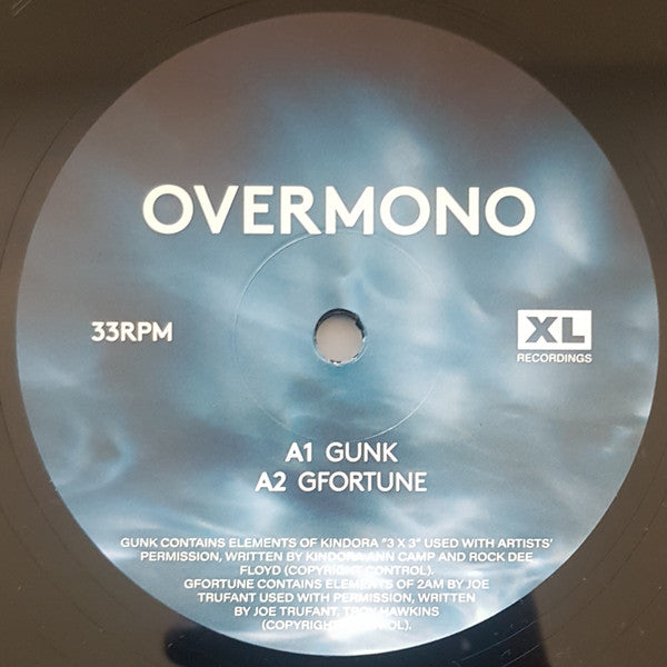 Image of Label Cover of 12" - VG/VG - OVERMONO, Cash Romantic (XL Recordings; XL1257T, UK 2022, Picture Sleeve), Light hairlines. Corner bumps and light marks on sleeve.,  - 4216340C