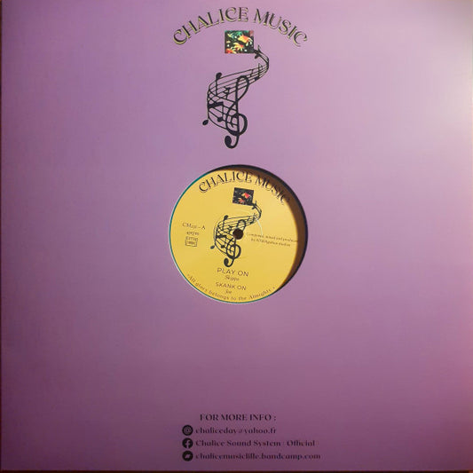 Image of Front Cover of 4244280S: 12" - SKIPPA, Play On (Chalice Music; CM231, France 2023, Company Sleeve)   VG/VG+