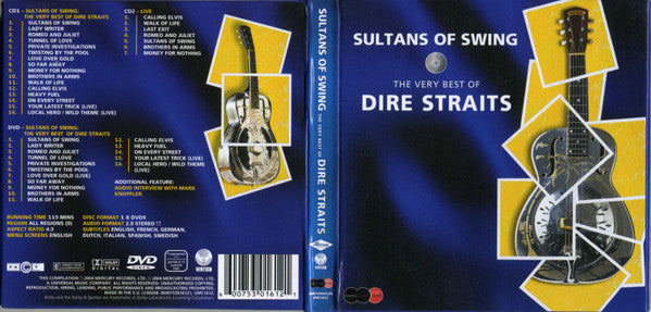 Image of Back Cover of 4234188E: 3xCD - DIRE STRAITS, Sultans Of Swing (The Very Best Of Dire Straits) (Vertigo; 0600753016121, Europe , Box Set, 3 Inners + booklet)   VG+/VG+