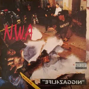 Image of Front Cover of 4214409C: LP - N.W.A, Efil4zaggin (Ruthless Records; 00602547148681, Europe 2015 Reissue, 180 Gram Vinyl) Shrink-wrap  VG+/VG+