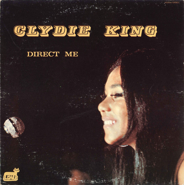 Image of Front Cover of 4244343S: LP - CLYDIE KING, Direct Me (Lizard; A20104, US 1970, Pasteback Sleeve) Heavy ringwear, tape repaired bottom left corner, moderate crease top right. Record in lovely condition  G+/VG+