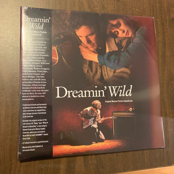 Image of Front Cover of 4214024C: LP - VARIOUS, Dreamin' Wild Original Motion Picture Soundtrack (Light In The Attic; LITA 216, US 2023, Gatefold, With Obi) Opened Instore  EX/EX