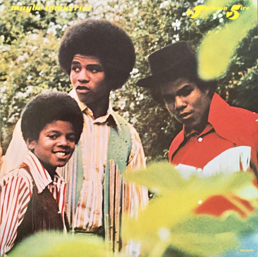 Image of Front Cover of 4244346S: LP - THE JACKSON FIVE, Maybe Tomorrow (Motown; M5-228V1, US 1982 Reissue, Company Inner, Repress) Edgewear; spine beginning to rip, heavy crease beside opening, cut out (notched). Light marks to vinyl.  VG/VG