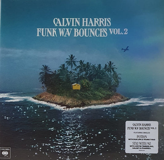 Image of Front Cover of 4214434C: LP - CALVIN HARRIS, Funk Wav Bounces Vol. 2 (Columbia; 19658721911, Europe 2022, Gatefold) Stickered shrink-wrap creased  VG+/VG+