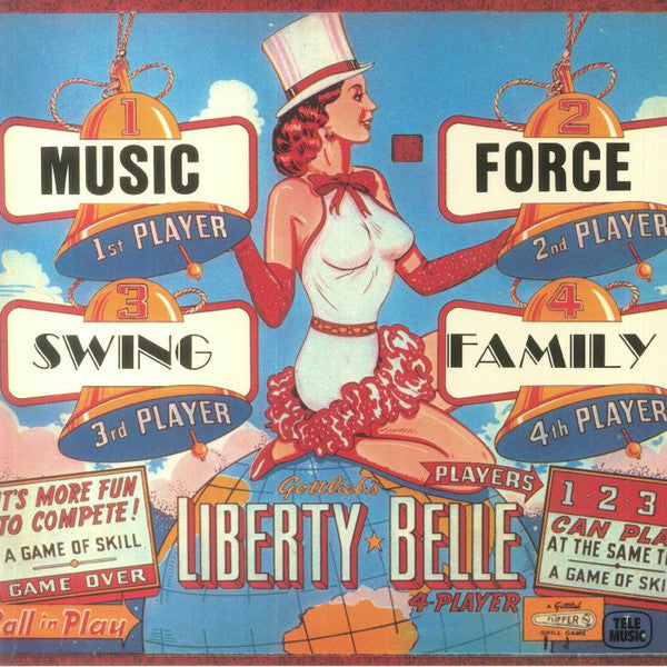 Image of Front Cover of 4214426C: LP - SWING FAMILY, Music Force (Be With Records; BEWITH 124 LP, UK 2023 Reissue)   EX/EX