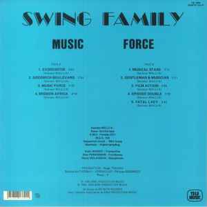 Image of Back Cover of 4214426C: LP - SWING FAMILY, Music Force (Be With Records; BEWITH 124 LP, UK 2023 Reissue)   EX/EX