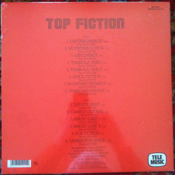 Image of Back Cover of 4214428C: LP - PIERRE DUTOUR, Top Fiction (Be With Records; BEWITH 147 LP, Europe 2023 Reissue)   EX/EX