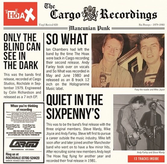 Image of Front Cover of 4214032C: LP - THE HOAX, The Cargo Recordings (Vinyl Revival; VR020, UK 2023, RSD, Red Vinyl) Opened Instore  EX/EX