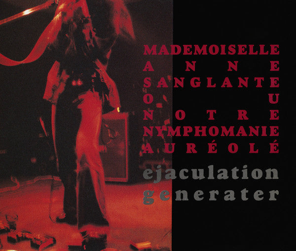 Image of Back Cover of 4214467C: LP - MASONNA, Ejaculation Generater (Total Black; 169, Germany 2023 Reissue, Insert, Poster)   VG+/EX