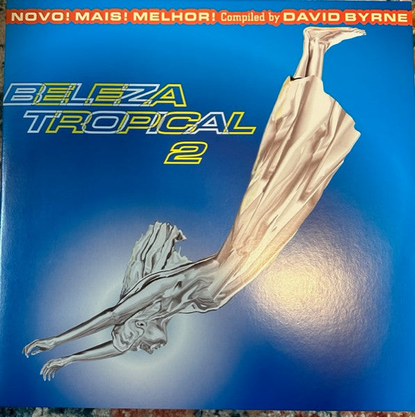 Image of Front Cover of 4244462S: 2xLP - VARIOUS, Beleza Tropical 2 (Luaka Bop; 6 80899 0035-1-3,  2023, Gatefold, Blue and Orange Vinyl) Strong VG+ copy.  VG+/VG+