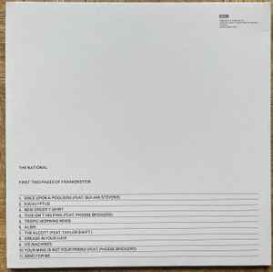 Image of Label Cover of LP - NEW/NEW - THE NATIONAL, First Two Pages Of Frankenstein (4AD; 4AD0566LP, Europe 2023, Gatefold, Inner, Black Vinyl Optimal Pressing), ,  - 1635131E