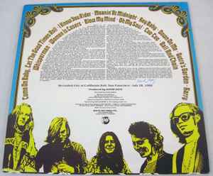 Image of Back Cover of 4244450S: LP - BIG BROTHER & THE HOLDING COMPANY, Live (Rhino Records; RNLP 121, US 1984) Still in opened shrinkwrap  VG+/VG+