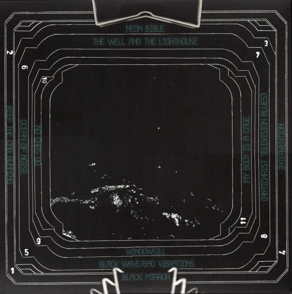 Image of Back Cover of 2xLP - VG+/VG+ - ARCADE FIRE, Neon Bible (Sony; 88985462461, Europe 2017 Reissue, Gatefold, 2 Inners, 150g Etched Vinyl), ,  - 4216724C