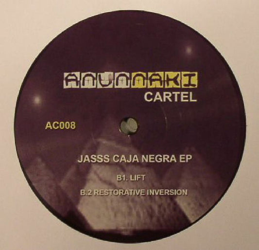 Image of Front Cover of 4244465S: 12" - JASSS, Caja Negra EP (Anunnaki Cartel; AC008, Netherlands 2016)   /VG