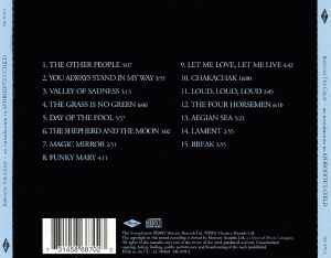 Image of Back Cover of 4234276E: CD - APHRODITE'S CHILD, Babylon The Great - An Introduction To Aphrodite's Child (Mercury; 586 870-2, Europe 2002, Jewel Case)   VG+/VG