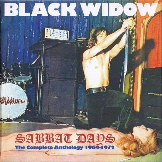 Image of Front Cover of 4214529C: 6xCD - BLACK WIDOW, Sabbat Days (The Complete Anthology 1969-1972) (Grapefruit Records; CRSEG6BOX151,  2024 Reissue, Box Set)   EX/EX