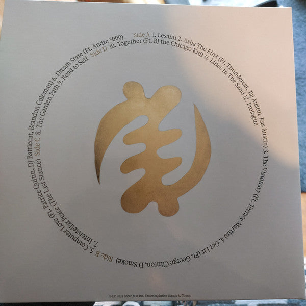 Image of Back Cover of 4554180S: 2xLP - KAMASI WASHINGTON, Fearless Movement (Young; YO350LPE, Worldwide 2024, Gatefold, Black Vinyl)   NEW/NEW