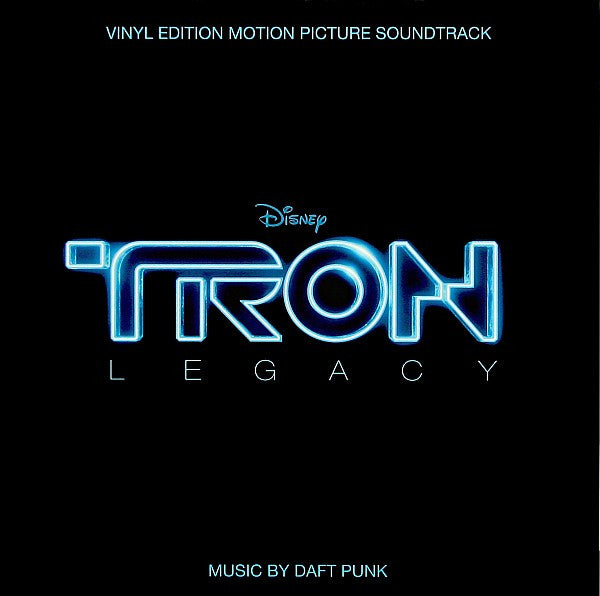 Image of Front Cover of 4244529S: 2xLP - DAFT PUNK, TRON: Legacy (Vinyl Edition Motion Picture Soundtrack) (Walt Disney Records; 5099909792012, Europe 2011, Gatefold, Insert) VG+++, looks unplayed. Minor creasing on edges.  VG/VG+