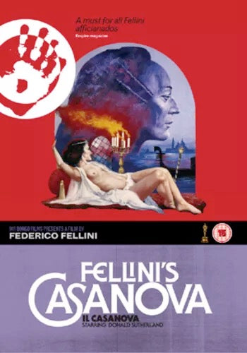 Image of Front Cover of 5014105C: DVD - FEDERICO FELLINI, Casanova (Mr Bongo; MRBDVD026, UK 2010 Reissue)   VG/VG+