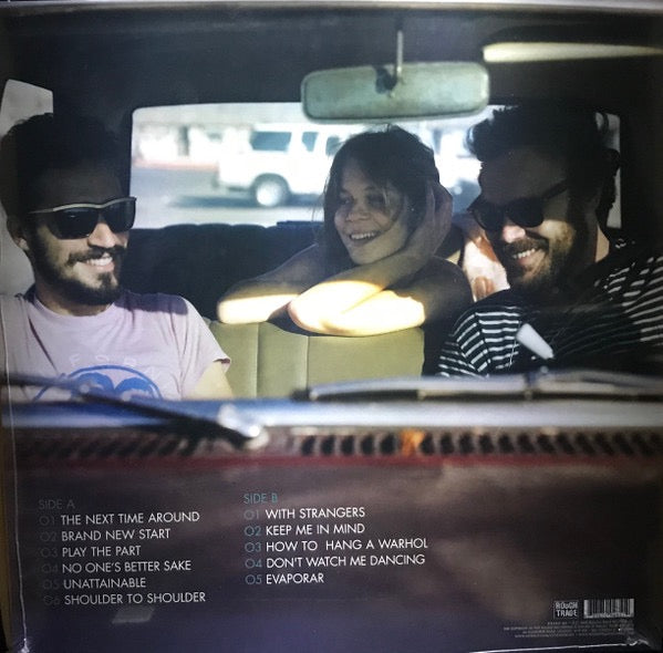 Image of Back Cover of 4515088C: LP - LITTLE JOY, Little Joy (Rough Trade; RTRADLP485, UK 2015 Reissue, Inner, The Strokes) Still In Opened Shrinkwrap  EX/VG+