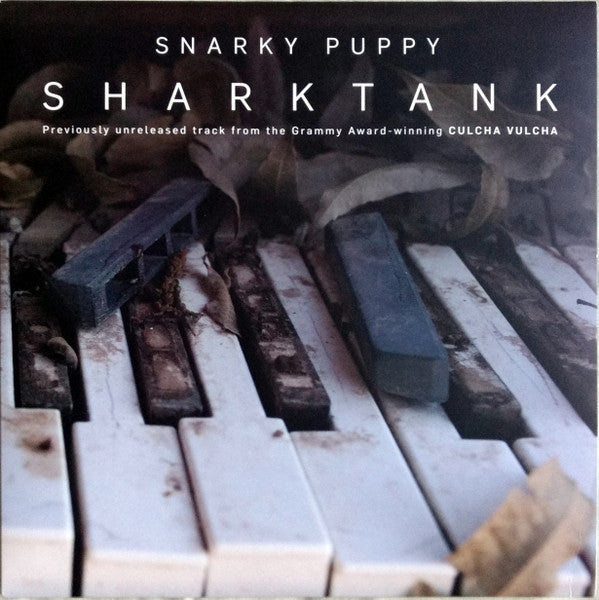 Image of Front Cover of 4314054C: 10" - SNARKY PUPPY, Sharktank (GroundUP Music; GUM0418, UK, Europe & US 2018, Picture sleeve, One sided. Etched on side 2) Lightset of marks.  EX/VG+