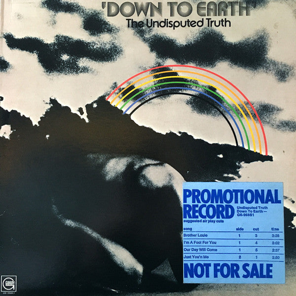 Image of Front Cover of 4224487E: LP - THE UNDISPUTED TRUTH, Down To Earth (Gordy; G6-968S1, US 1974)   VG+/VG+