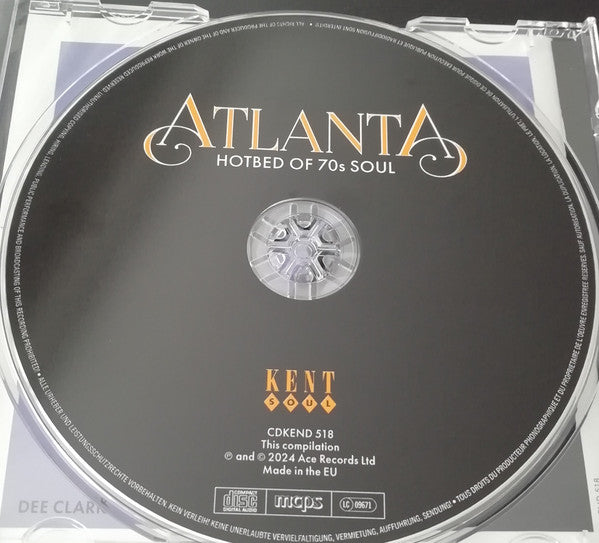 Image of Label Cover of 3215853C: CD - VARIOUS, Atlanta Hotbed Of 70's Soul (Kent Soul; CDKEND 518, UK 2024, Jewel Case, Booklet)   EX/EX