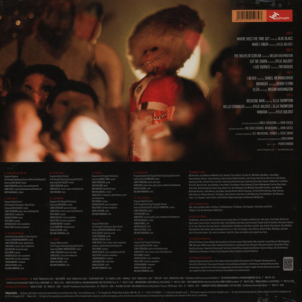 Image of Back Cover of 4224509E: LP - THE BAMBOOS, Medicine Man (Tru Thoughts; TRULP251, Australia 2012, Gatefold) Records are VG+, CD has lots of marks.   VG+/VG+