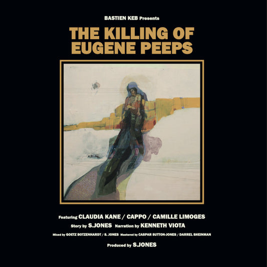 Image of Front Cover of 4224512E: LP - BASTIEN KEB, The Killing of Eugene Peeps (Gearbox Records; GB1564ECO, UK 2020, Marbled Vinyl )   VG+/VG+