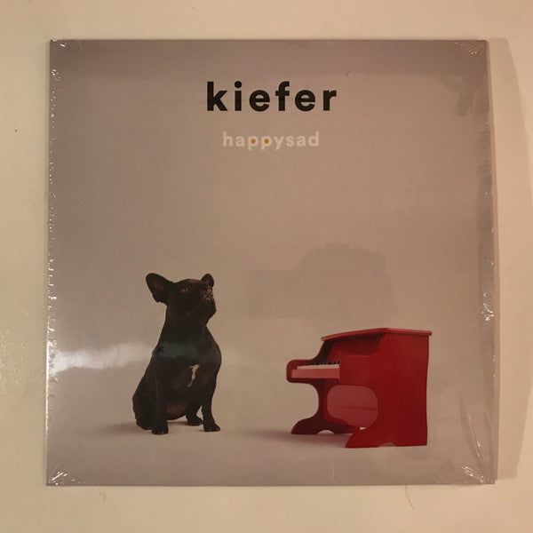 Image of Front Cover of 4224518E: LP - KIEFER, Happysad (Stones Throw Records; STH2398, US 2018, Clear Vinyl)   VG+/VG+