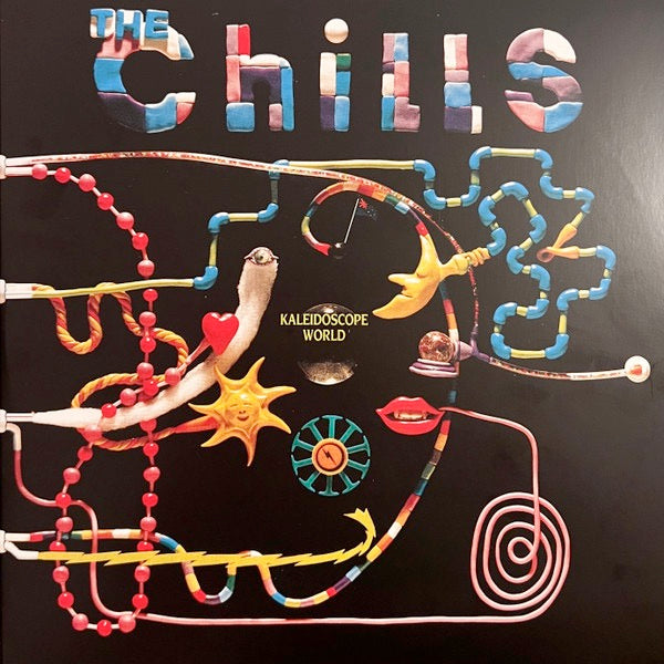 Image of Front Cover of 4314123C: 2xLP - THE CHILLS, Kaleidoscope World (Fire Records; FIRELP726, UK & Europe 2023, Gatefold, Blue Vinyl) Opened Instore  EX/EX