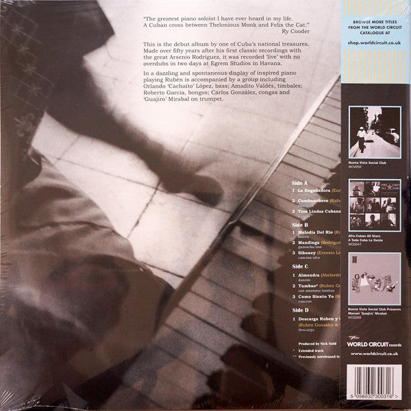 Image of Back Cover of 4224538E: 2xLP - RUB N GONZ LEZ, Introducing (World Circuit; WCV049, UK 2017 Reissue, Gatefold, No Insert or Booklet, Buena Vista Social Club)   EX/EX