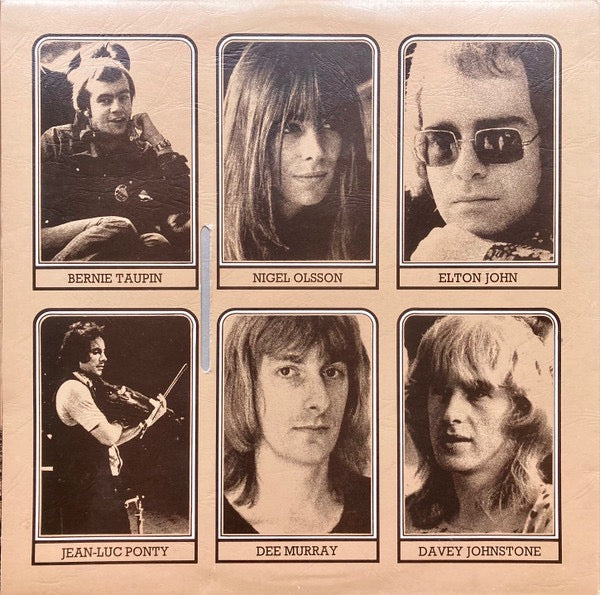 Image of Back Cover of LP - VG/VG+ - ELTON JOHN, Honky Ch teau (DJM Records; DJLPH 423, UK 1972, Textured Sleeve With Longer Tab), Light sleeve crease,  - 3616284C