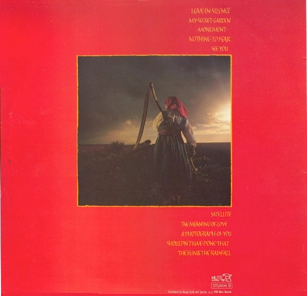 Image of Back Cover of 4314132C: LP - DEPECHE MODE, A Broken Frame (Mute; STUMM 9, UK 1982, Inner) Lots of little light marks, Sleeve has edge pinching and light ring wear  VG/G+