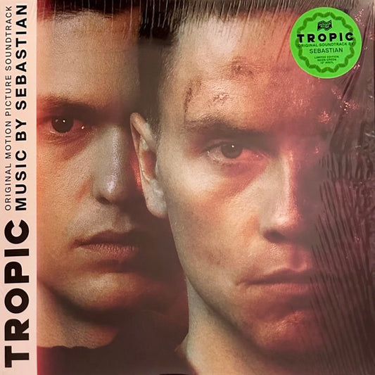 Image of Front Cover of 4314239C: LP - SEBASTIAN, Tropic (Original Motion Picture Soundtrack) (Ed Banger Records; ED135, France 2023, Inner, Green Fluorescent) Still In Stickered Shrinkwrap  EX/VG+