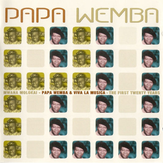 Image of Front Cover of 2xCD - VG+/VG+ - PAPA WEMBA & VIVA LA MUSICA, Mwana Molokai - The First Twenty Years (Stern's Africa; STCD3019-20, UK 2004, Jewel Case), ,  - 2236085E